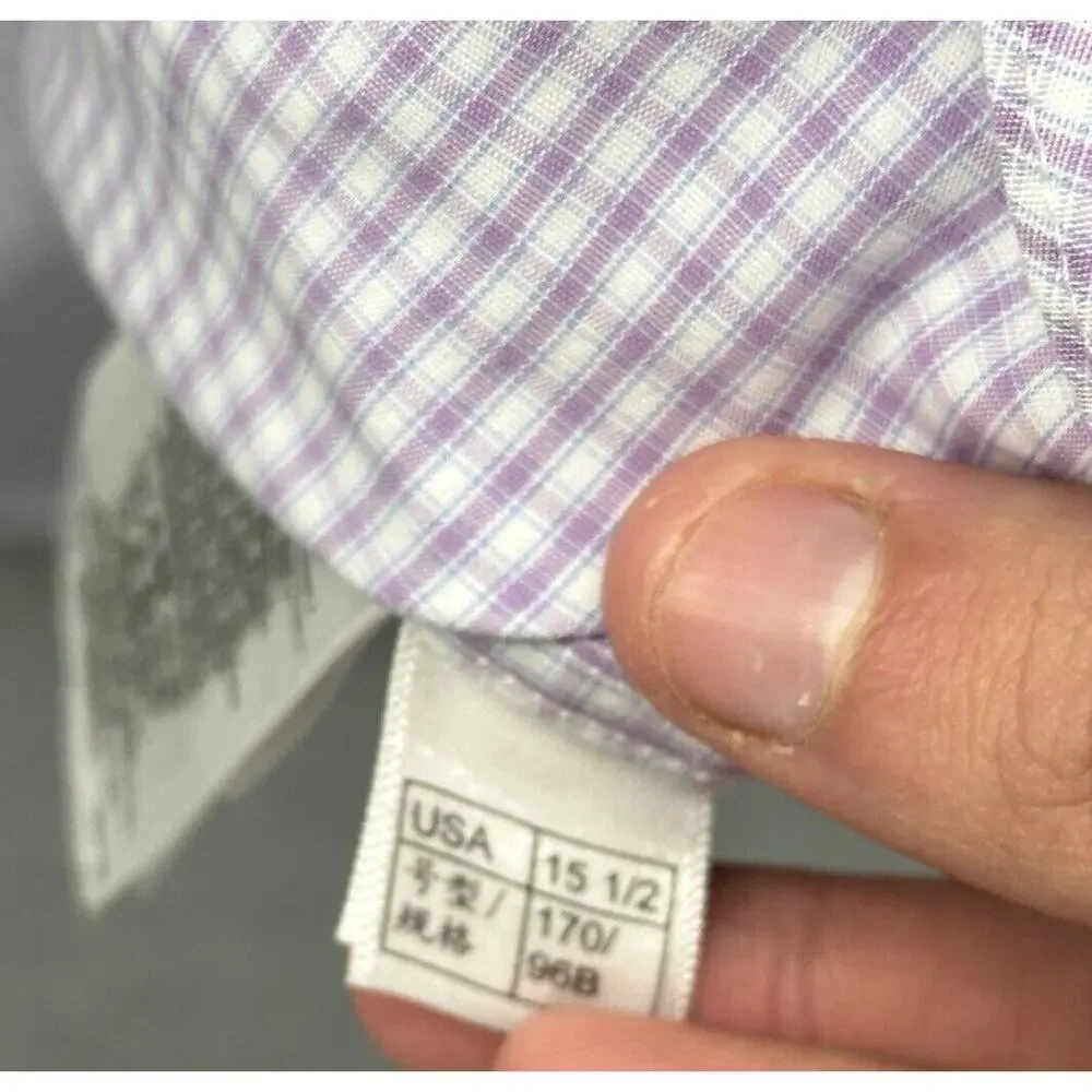 Brooks Brothers Regent Dress Shirt Mens 15.5 4/5 Classic 100% Cotton Pastel